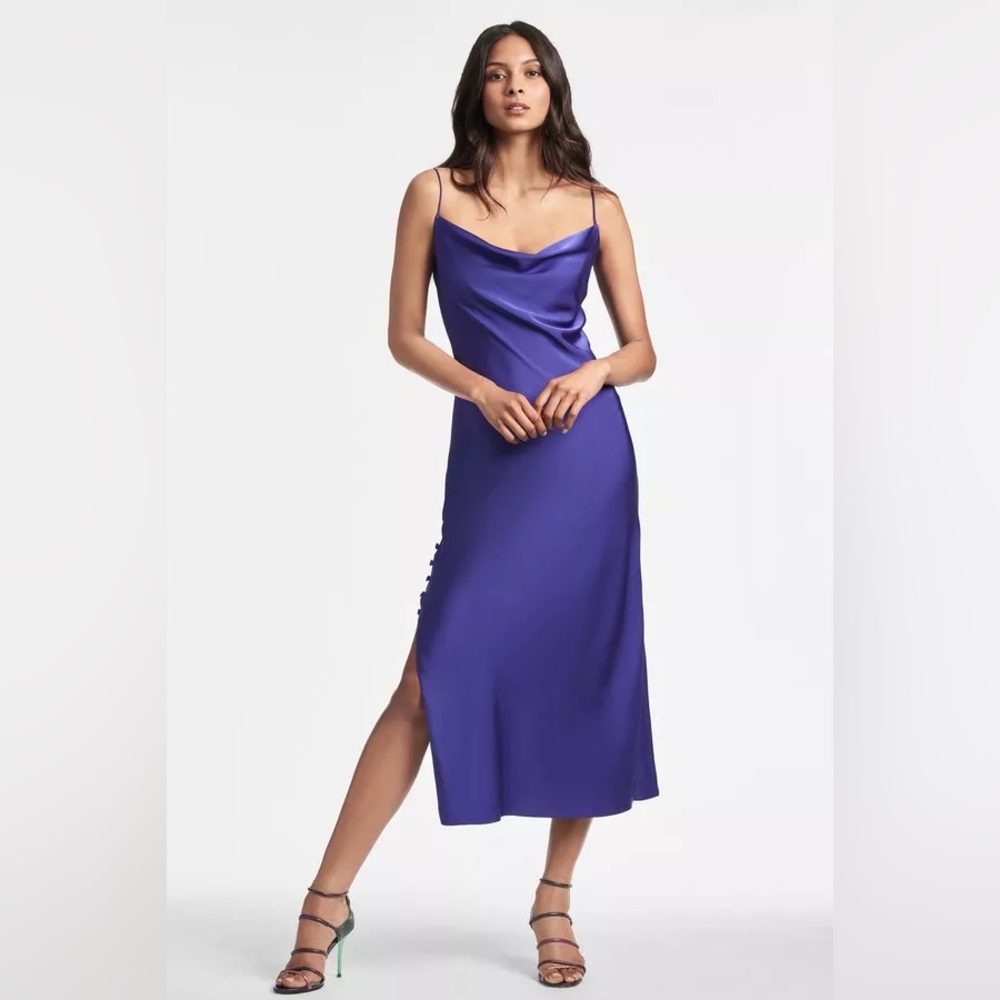 Anthropologie Sachin +‎ Babi Sanza Midi Dress with Cowl Neck